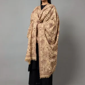 EMBROIDERED KARANNDI LAWN SHAWL