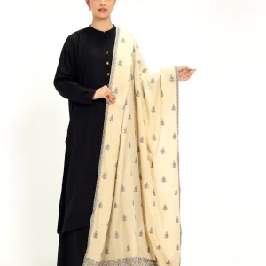EMBROIDERED KARANDI LAWN SHAWL