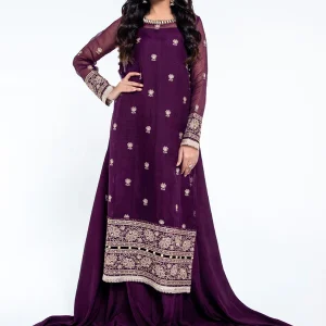 EMBROIDERED & EMBELISHED KARANDI NET 2 PCS